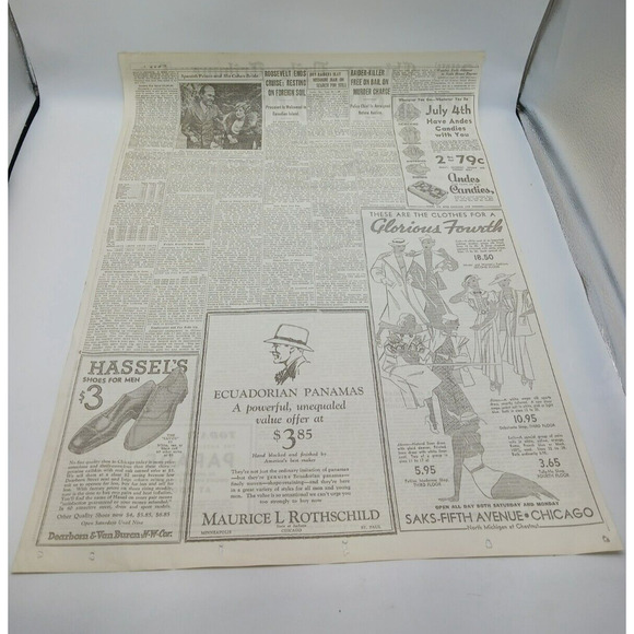 1933 Chicago Tribune Boxing Primo Carnera Wins Title French Fix Gold Navy Policy - Picture 9 of 14